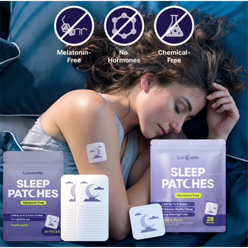 Herbal Zone - Lunavelle Melatonin Free Sleep Patch Lasting