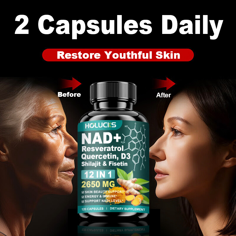 Pure Anti-Aging NAD+ Capsules, - Wellness Quercetin ulasan dan harga