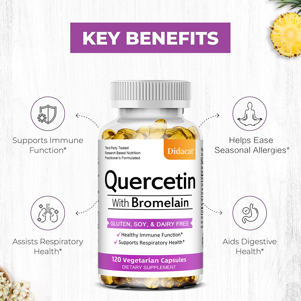 Quercetin & Bromelain Capsules - Wellness Quercetin ulasan dan harga