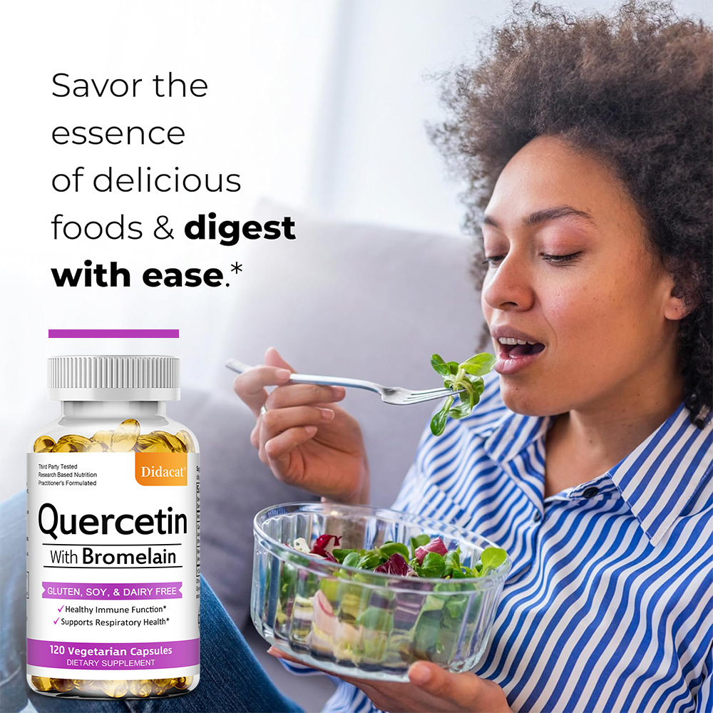 Quercetin & Bromelain Capsules - Wellness Quercetin ulasan dan harga