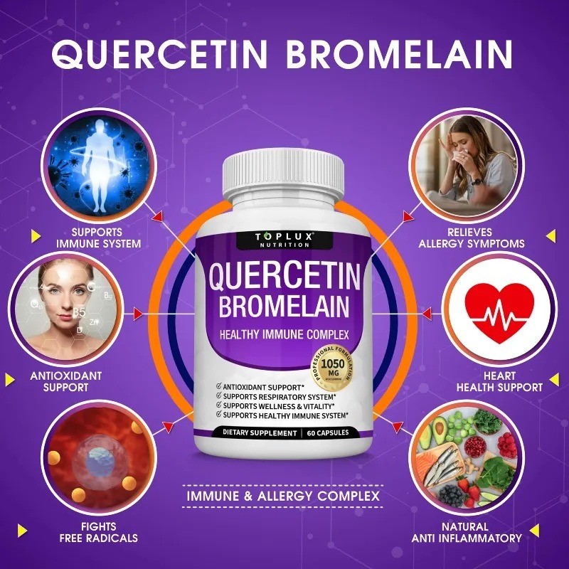 Quercetin & Bromelain Capsules - Wellness Quercetin ulasan dan harga