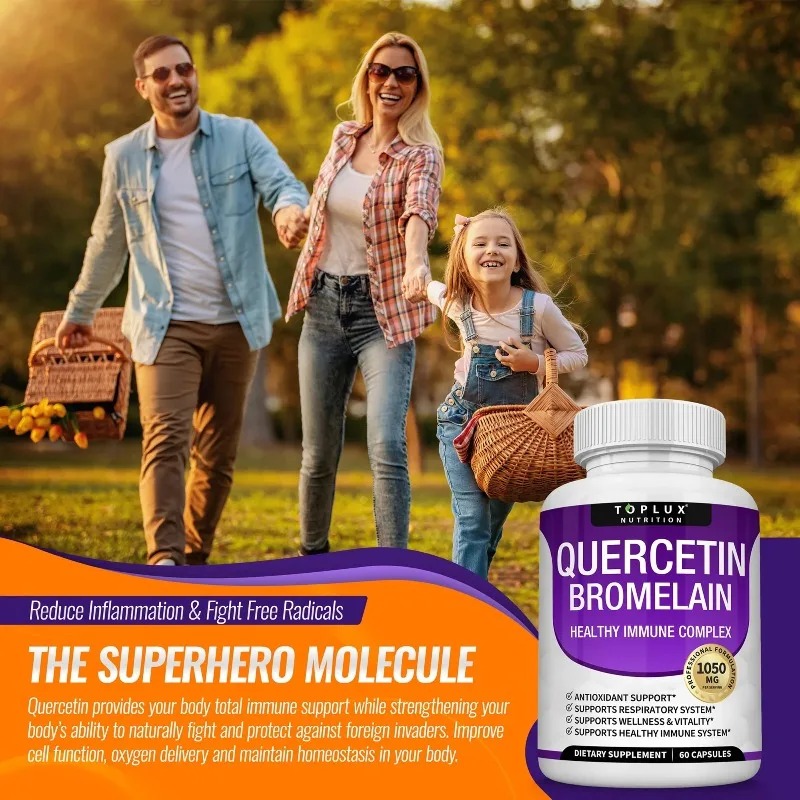 Quercetin & Bromelain Capsules - Wellness Quercetin ulasan dan harga