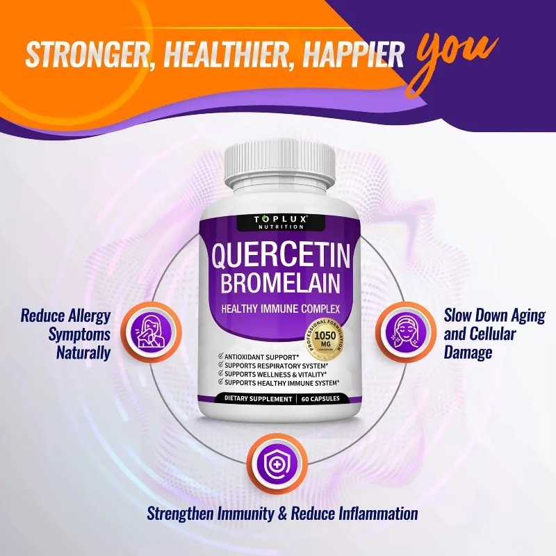 Quercetin & Bromelain Capsules - Wellness Quercetin ulasan dan harga