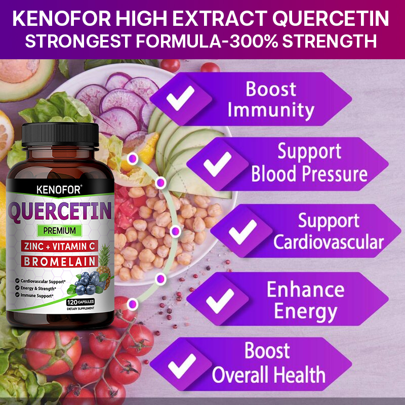 Quercetin Capsules with Bromel - Wellness Quercetin ulasan dan harga