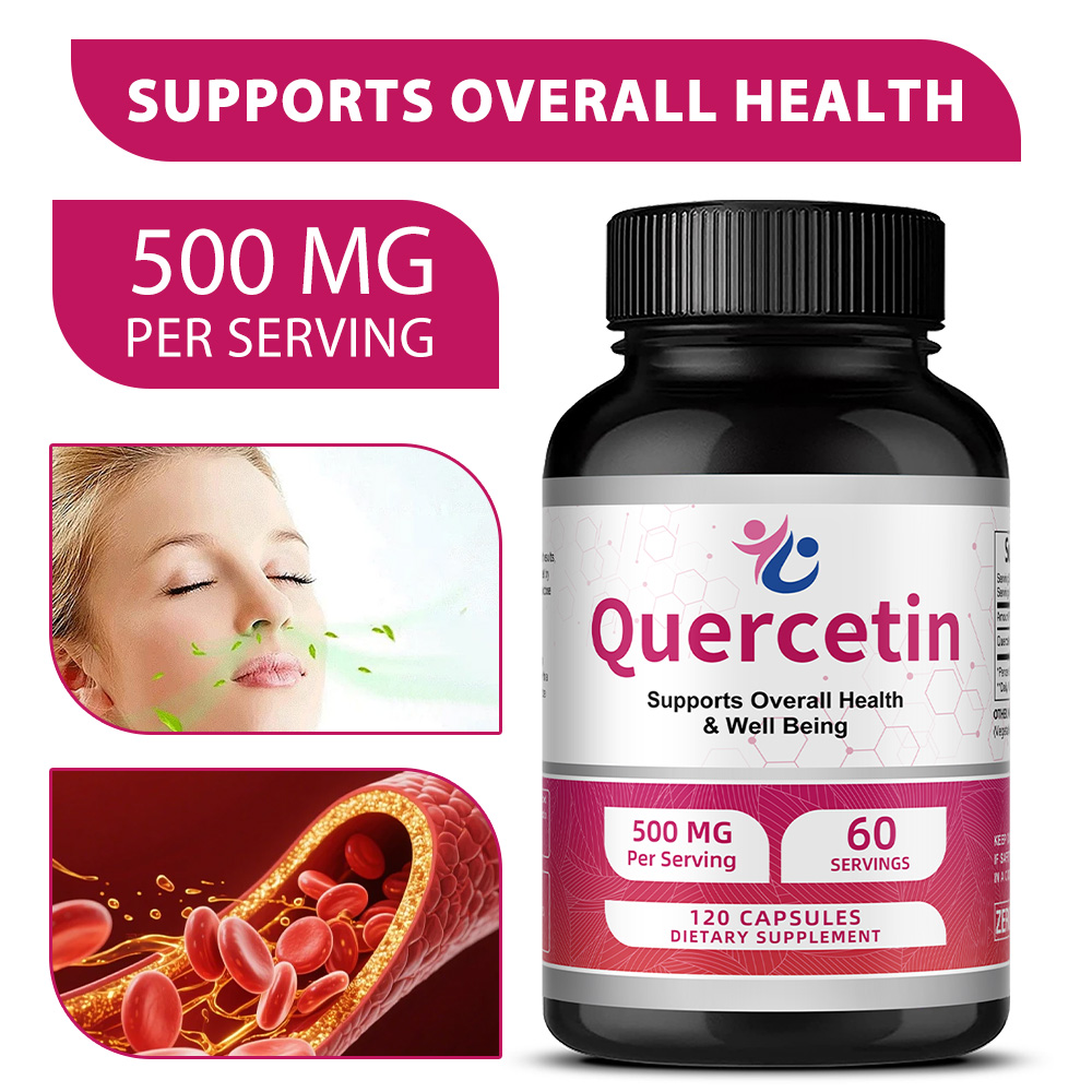 Quercetin 500mg Capsules, Anti - Wellness Quercetin ulasan dan harga