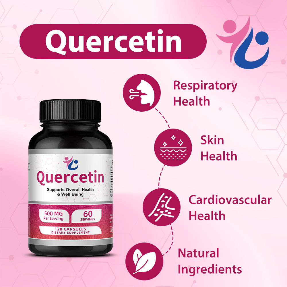 Quercetin 500mg Capsules, Anti - Wellness Quercetin ulasan dan harga