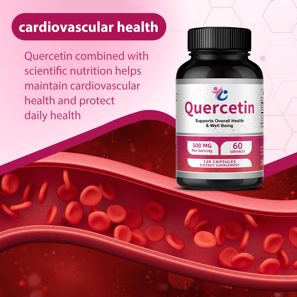 Quercetin 500mg Capsules, Anti - Wellness Quercetin ulasan dan harga