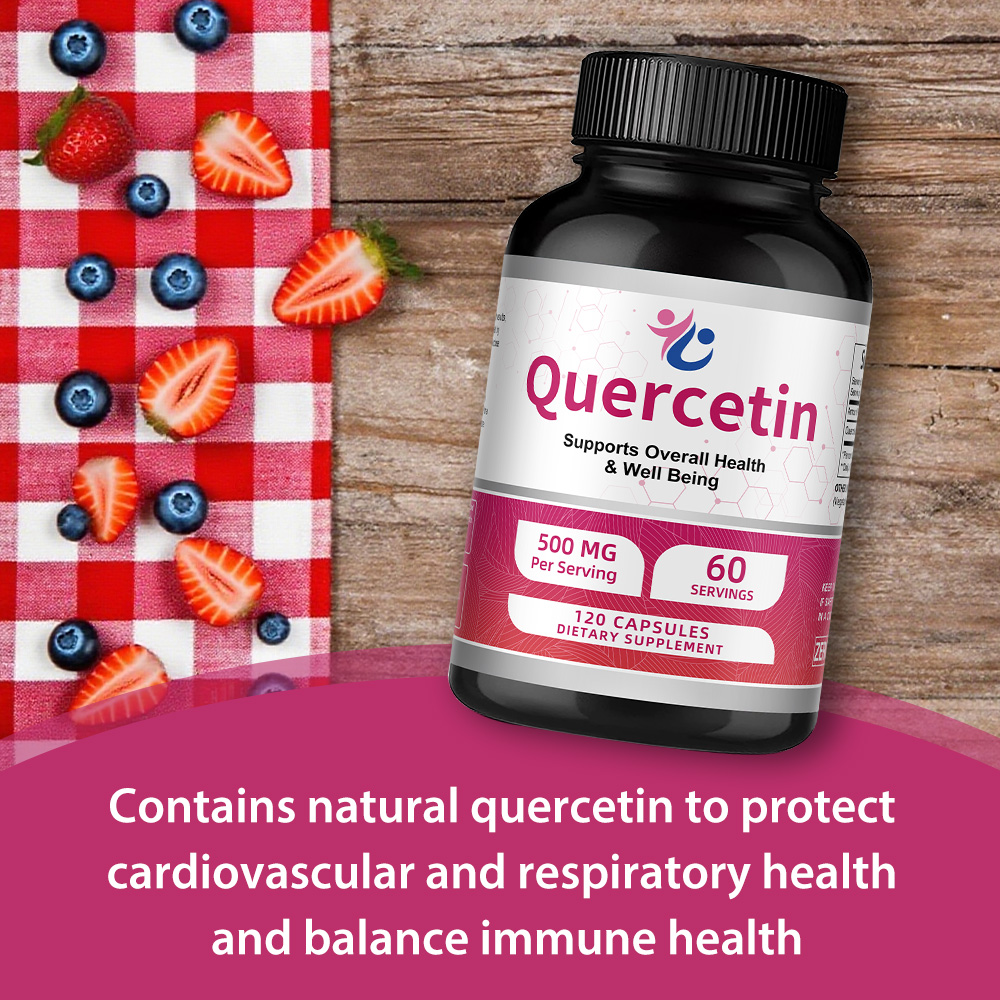 Quercetin 500mg Capsules, Anti - Wellness Quercetin ulasan dan harga